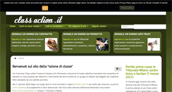Desktop Screenshot of classaction.it